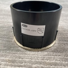 Zurn CO2450 4″ ABS Adjustable Floor Cleanout C02450-AB4 Black Drain Plug