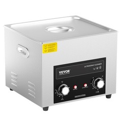 VEVOR 15L Ultrasonic Cleaner with Heater Timer & Basket Digital Sonic Machine
