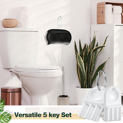 5 Pcs Paper Towel Dispenser Key, Fits Most Commercial Toilet Dispensers & Pap…