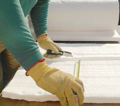 1″ CeraBlanket 24″ x 300″ Ceramic Fiber FULL ROLL 8# Thermal Ceramics OEM 2400F