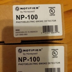 Notifier NP-100 Photoelectric Smoke Detector NP 100 Only Head Fast Shipping