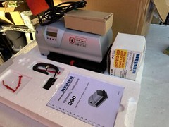 Reiner 880 electronic stamp with Genuine Ribbon Cartridge. Fast free shipping