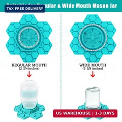 2 Pack Bee Feeder for Mason Jar, Silicone Bee Watering Station, Compatible with