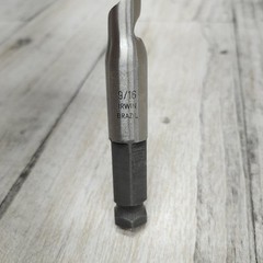 2PC- Irwin 9/16″ x 18″ Wood Auger Bit 5/8″ Hex Shank Power Pole Boring Drill Tip