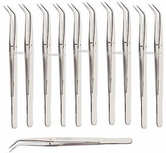 12 College Cotton Dressing Plier 6″ Dental Instruments Premium Stainless Steel