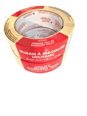(2) Rolls Cantech Utility Masking Tape 36mm X 55m 60 Yards CQ-0038