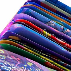 100 Pack 3.5g Mylar Bags Assorted Designs Smell Proof Resealable Zip Pouches