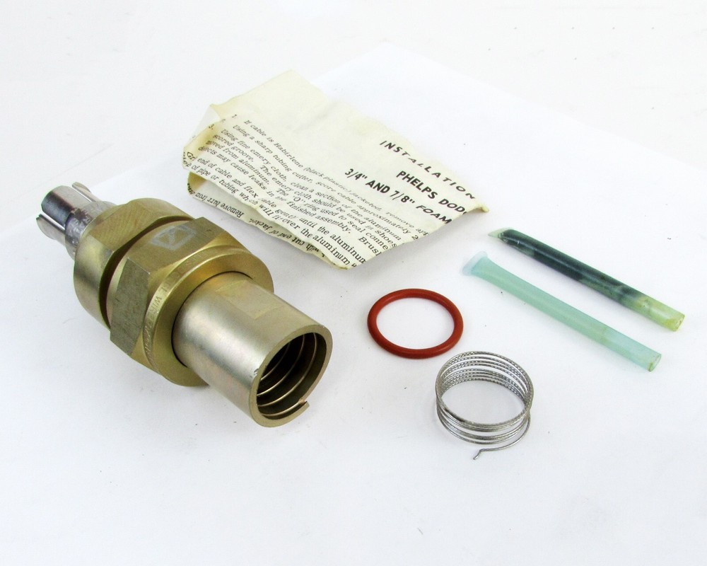 (25) Phelps Dodge Wirelok – ST78-50EIA , Cablewave Radio HAM GR Connector.
