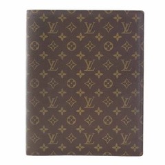 Auth LOUIS VUITTON Monogram Agenda/Note Cover File Brown – e61922i
