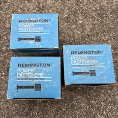 3 BOXES 300 TTL – Remington 58048 1″ Low Velocity Power Fasteners – 100Pk