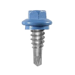 Metal Roofing Stitch Lap Screws #14 x 7/8″ Painted Hex Head EPDM Washer