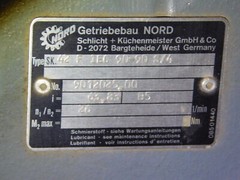 63.83:1 Nord SK 42 90 S/4 Gear Reducer w/ Motor