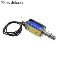 JF-0530B DC12V 300mA 5N/10mm Pull-Push-Type DC Solenoid Electromagnet New