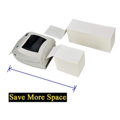 1000 4×6 Fanfold Thermal Labels Direct Shipping Label for Zebra Rollo Printers