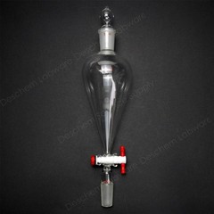 500ml Borosilicate Glass Separatory Funnel with PTFE Stopcock