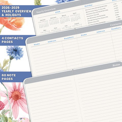 2026-2029 Pocket Calendar – Pocket Planner from Jul. 2026 to Jun. 2029, 3 Year