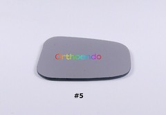 1Set/5Pc Dental Ortho Mouth Mirror Intraoral Photographic Reflector Glass Mirror