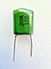 101 Pcs – .068uf @ 100V – 2A683K – MYLAR FILM – TONE/STOMP BOX /PEDAL MODS #55