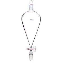 500ml Borosilicate Glass Separatory Funnel with PTFE Stopcock