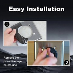 Single Hole 2 Gang Receptacle Wall Plate Ø2.48″ for 14-50R Hubbell HBL9450A