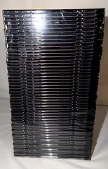 NEW 50-pack Slim/Thin/5mm Jewel Cases Black for CD/DVD Sealed – Generic/No Brand