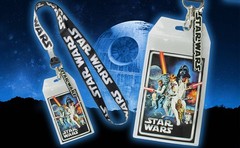 Star Wars ID Lanyard with Clear Badge Holder And Rubber Logo