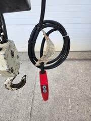 Coffing EC4006 2 Ton 120V 8′ Lift 6 fpm Top Hook Electric Chain Hoist Used Works