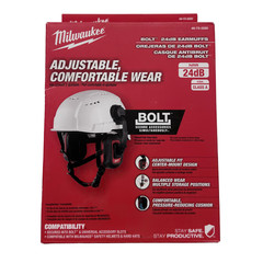 Milwaukee 48-73-3250 BOLT Earmuffs 24dB Helmet Hard Hat Hearing Protection