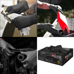 100 Pcs Latex Gloves S M L Size Single Use Gloves Ship Fast