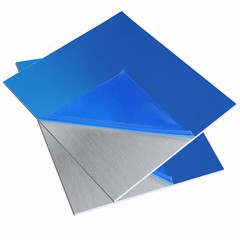 Thin Aluminum Sheet Metal Plates 6×6 Inch 24 Gauge Crafting 2 Pack