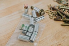 Aluminum Spacer 3/4″ OD x 3/8″ ID x Choose Your Length, Round Spacer Unthread…