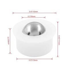 Litoexpe 12pcs Mini Ball Transfer Bearing Unit, Table Conveyor Caster…