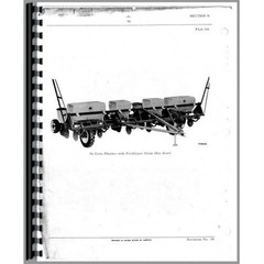 IH International 56 Plate Planter Parts Manual Catalog