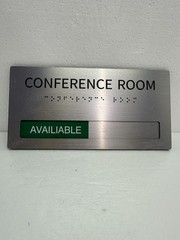 Office Door Signs Do Not Disturb, in Use/Available Slider Sign for Home Office
