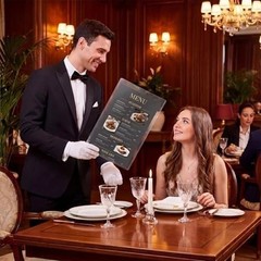 45 Clear Plastic Menu Sleeves Legal Size 8.5 x 14 Rigid Protectors Restaurant