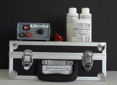 Gold Plating Machine, includes 24K Gold solution