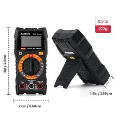 Durable Digital Multimeter for Automotive Battery Testing and Electrical Repair