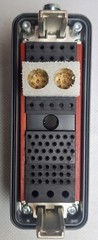 Stäubli CombiTac Modular Connector 2×RJ45, 40-Pin Signal, 3×6 mm Power