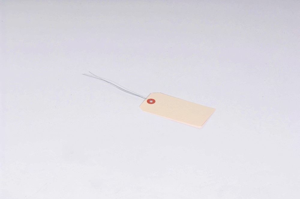 1000 Wired Size #3 3 3/4″ x 1 7/8″ 10 Pt. Manila Shipping Tags