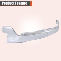 Chrome Front Bumper for Silverado 1500 2019-2022 without Sensor Holes GM1002874