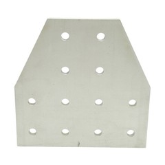 80/20 4325 Tee Flat Plate, 15 Series, 12-Holes, 6.00in x 6.00in x 0.250in
