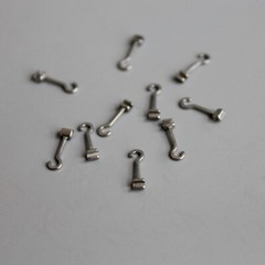 10 Pcs 1 Pack Dental Crimpable Hooks Size Long Curved Left Fix On Wires Hook
