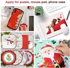 100 sheets Sublimation Paper 8.5×11 for Inkjet Printer Epson Canon Heat Transfer