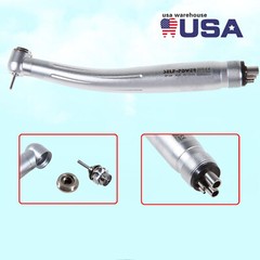 10pcs Dental High Speed Handpiece Standard Push Button Single Way Spary 4 Holes