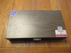 Starrett Webber Gage Block Set 81pcs nice made in U.S.A. RS81A1