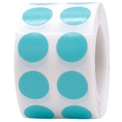 Circle Dot Stickers | 0.5″ Inch Round | 1,000 Pack | Pick One Color