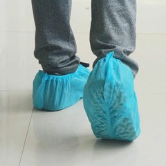 200 Count Disposable Shoe Covers Non-Woven Anti Slip Durable Medical Gear Grade