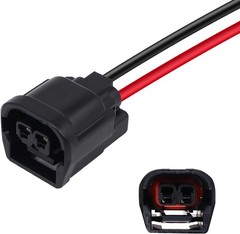 LED Foglight Harness Repair Connector Plug Pigtail Compatible with Accord 2016 2