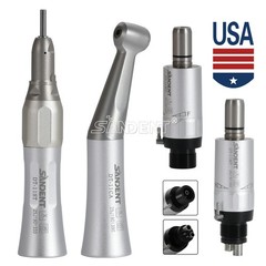 SANDENT Dental Slow Low Speed Handpiece Kit Push/Latch E-type 2/4Holes NSK Style