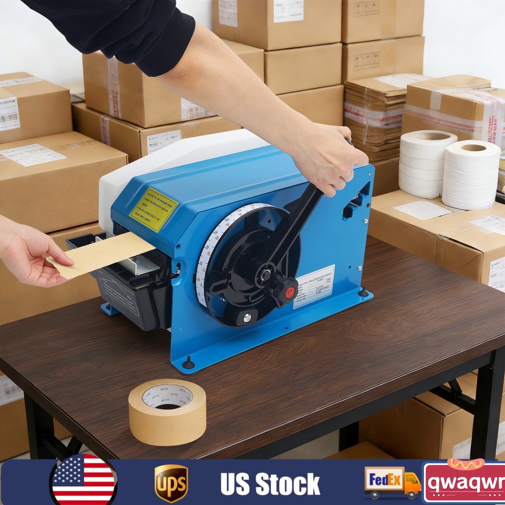 NEW Water-Activated Tape Dispenser with Water Brush, Maximum 39.4″ x 3.94″ Tape